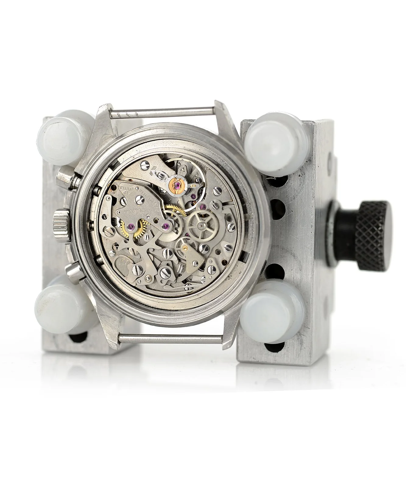 Lemania two-button military chronograph (1975) - Image 3
