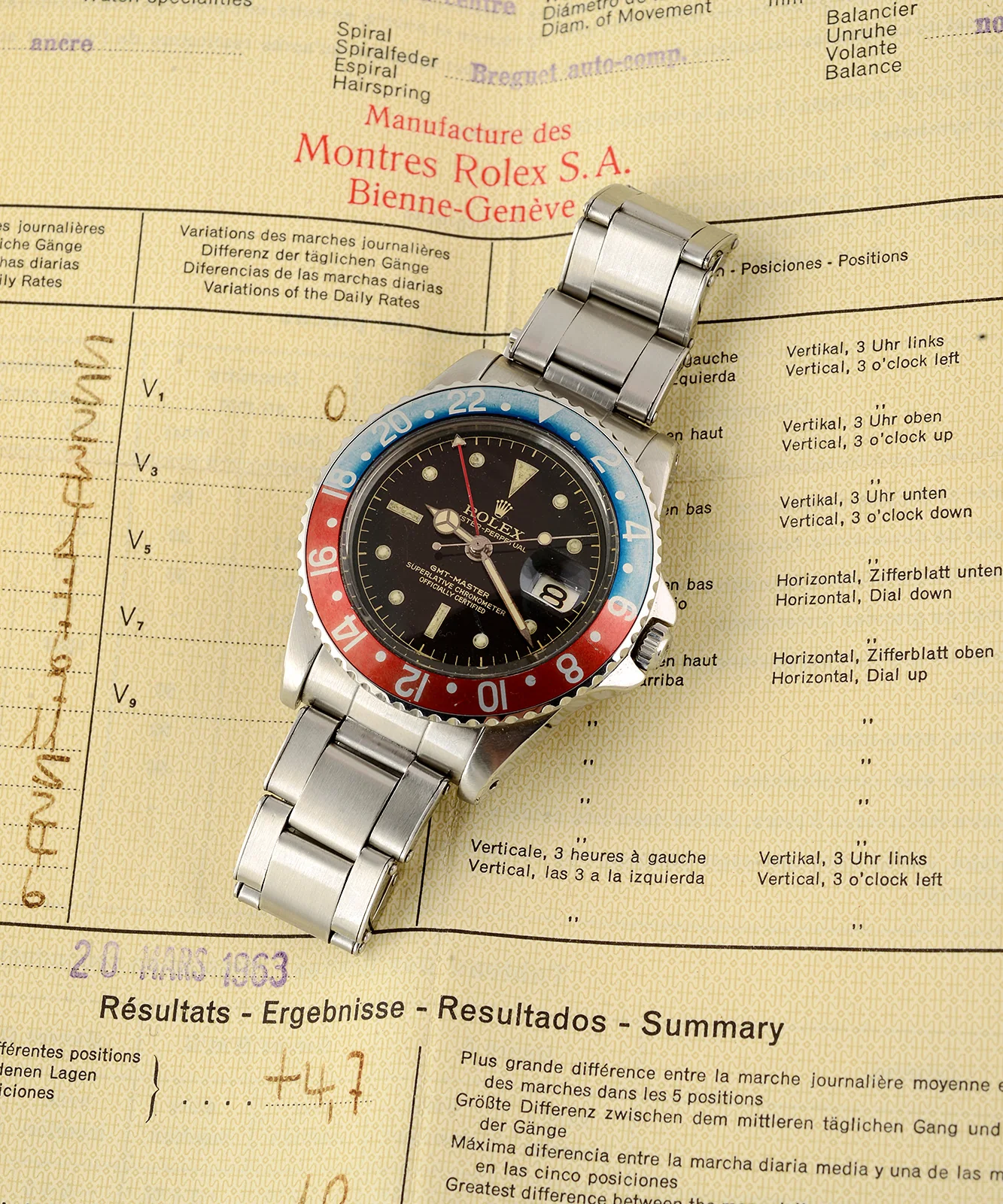 Rolex GMT Master 1675 (1961) - Image 3